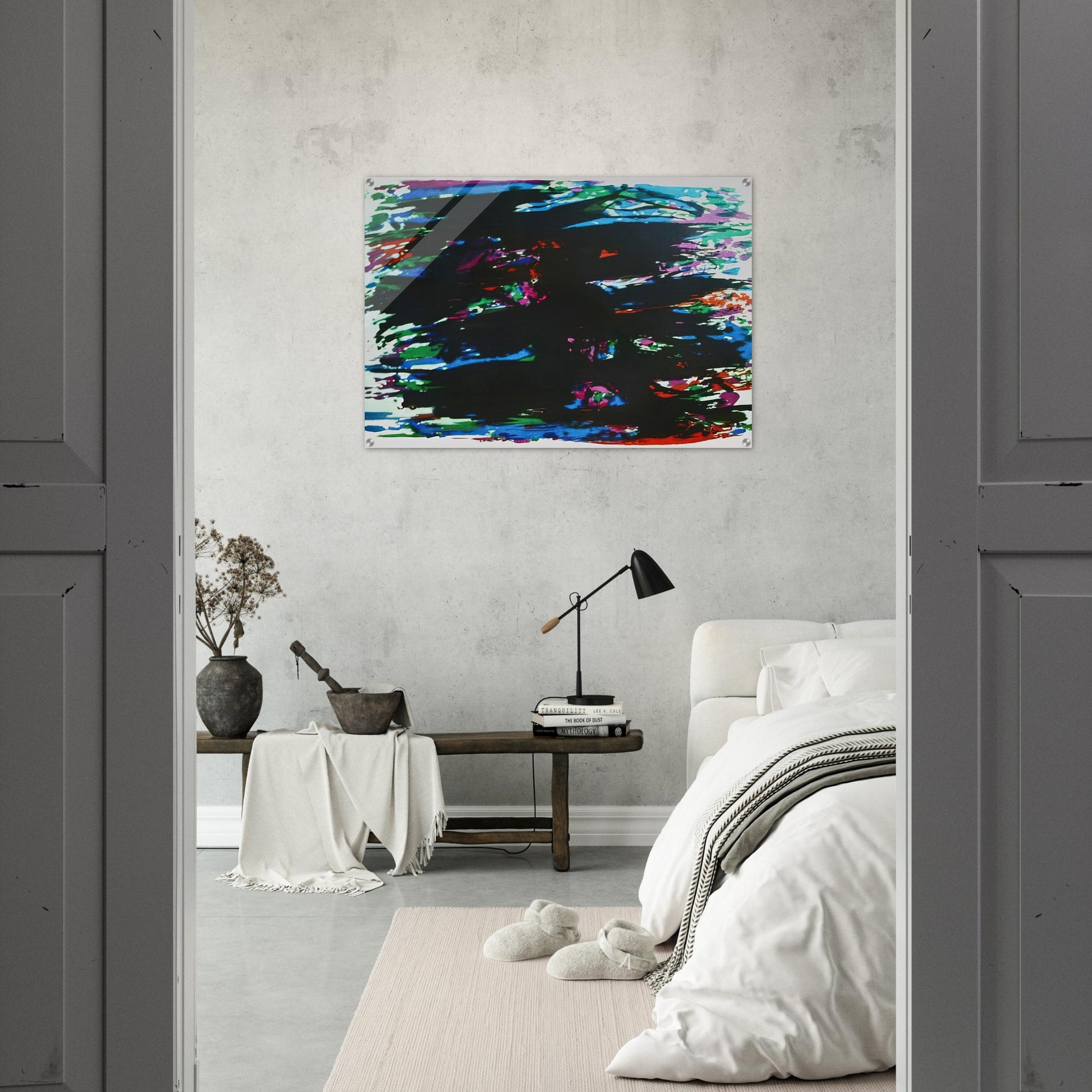 Les Jardin des oliviers - 1978 - Alfred Manessier Acrylic Print - 70x100 cm / 28x40″ inches | Alfred Manessier Wall Art | Alfred Manessier Prints