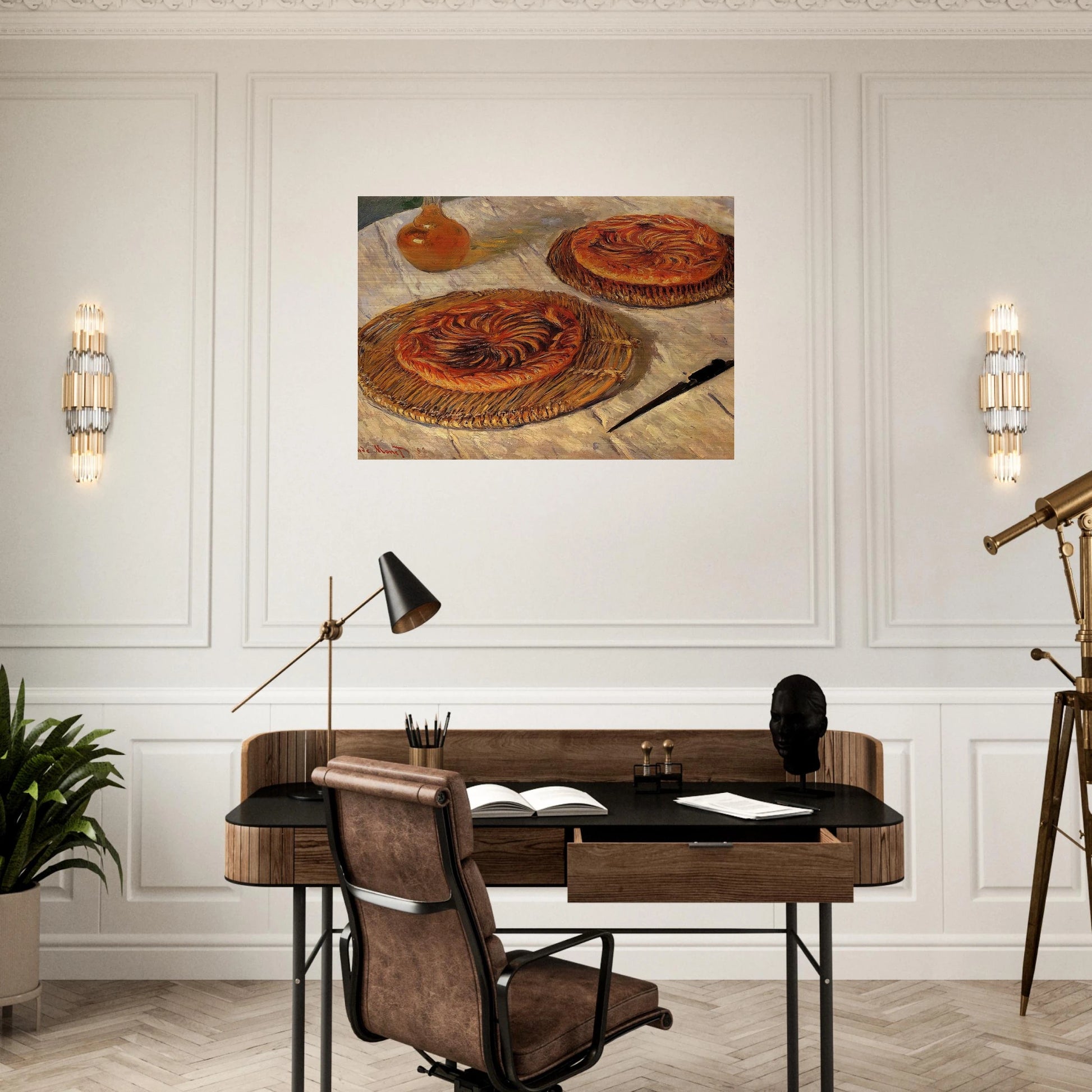 The Galettes - claude monet Brushed Aluminum Print - 70x100 cm / 28x40 inches | claude monet Aluminum Print | claude monet Prints
