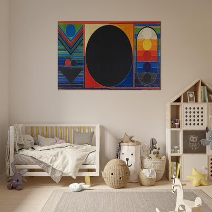Composition Geometrique - 2007 - S. H. Raza Art Prints - 100x150 cm / 40x60″ inches | S. H. Raza Poster | S. H. Raza Prints