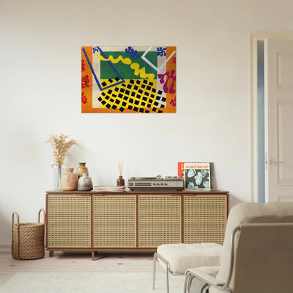 CUT OUTS 3 - Henri Matisse Brushed Aluminum Print - 70x100 cm / 28x40 inches | Henri Matisse Aluminum Print | Henri Matisse Prints