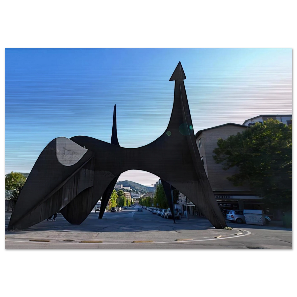 TEODELAPIO 1962 - Alexander Calder Brushed Aluminum Print - 70x100 cm / 28x40 inches | Alexander Calder Aluminum Print | Alexander Calder Prints