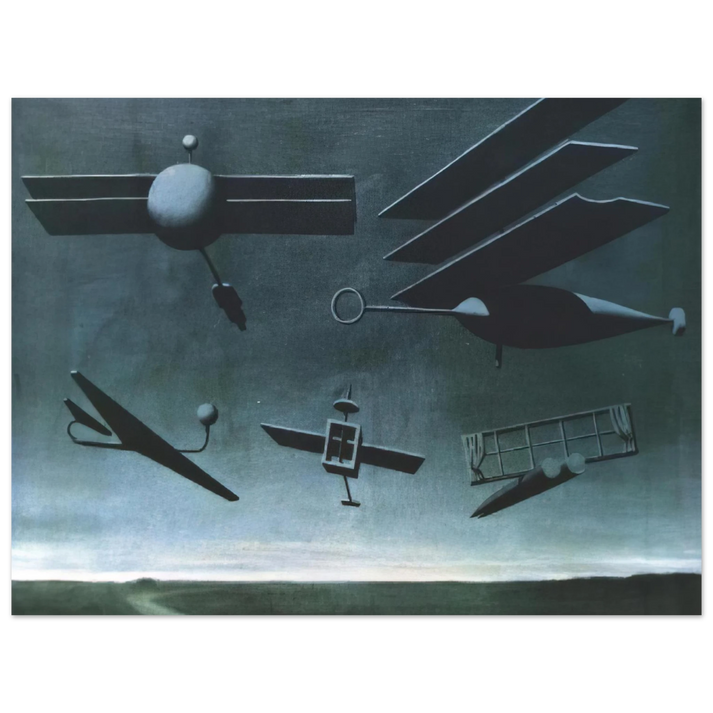 Rene Magritte - BLACK FLAG 1937  75x100 cm / 30x40inches Fine Art Poster
