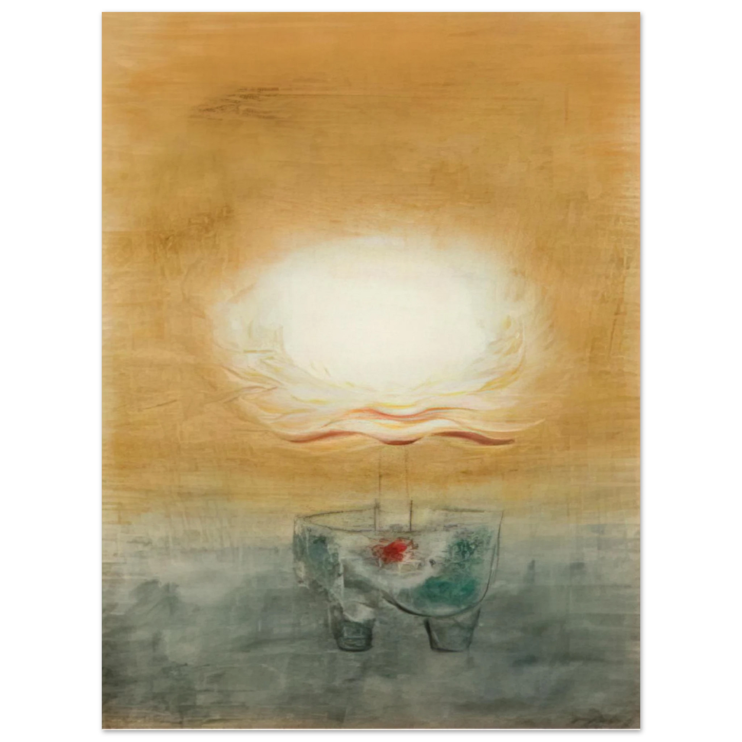 Morris Graves - Lotus - 1945  75x100 cm / 30x40inches Fine Art Poster