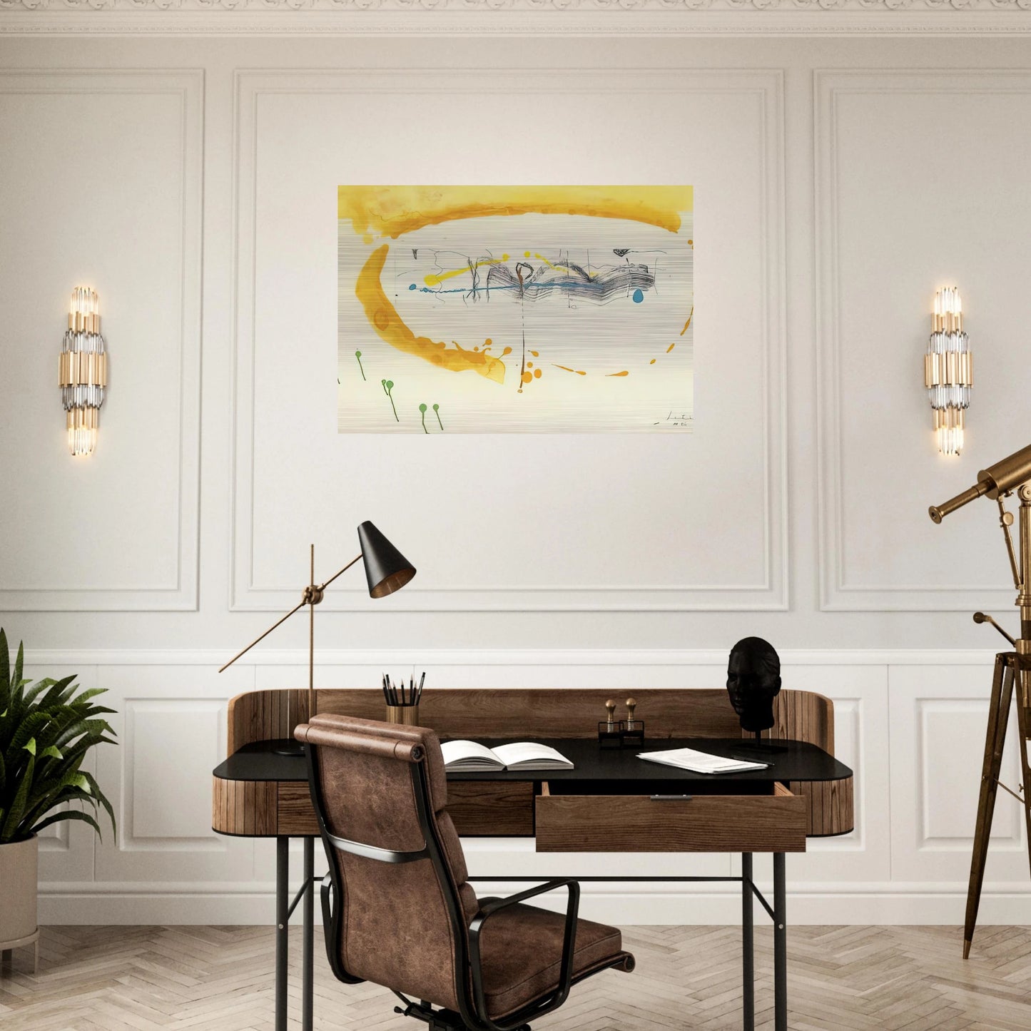 Making Music - 2000 - Helen Frankenthaler Brushed Aluminum Print - 70x100 cm / 28x40 inches | Helen Frankenthaler Aluminum Print | Helen Frankenthaler Prints