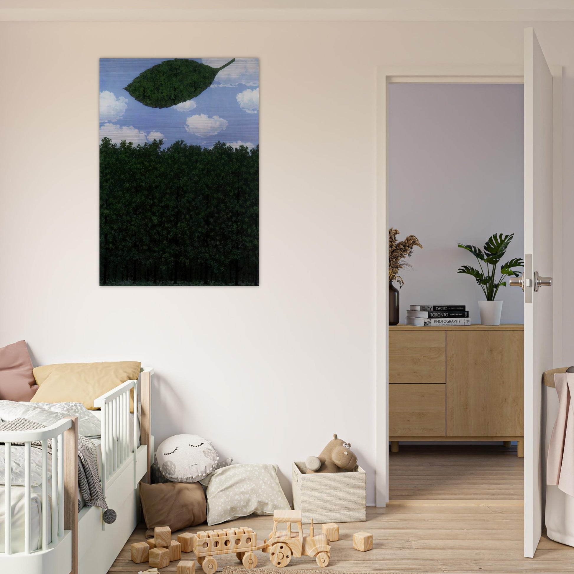 CHORUS OF THE SPHINX 1964 - Rene Magritte Brushed Aluminum Print - 70x100 cm / 28x40 inches | Rene Magritte Aluminum Print | Rene Magritte Prints