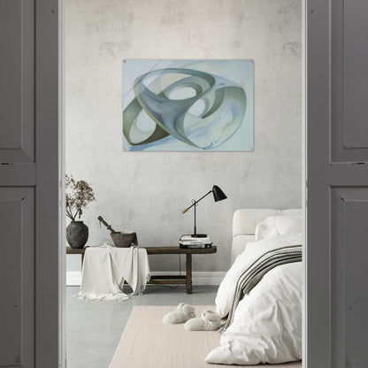 TOPOLOGICAL CONTORTION OF A FEMALE FIGURE - Salvador Dali Acrylic Print - 70x100 cm / 28x40″ inches