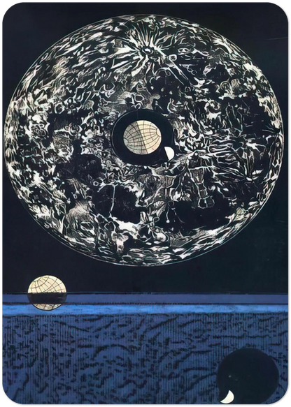 Configuration No.16 By Max Ernst Pack of 10 Post Cards | Max Ernst Post Cards | A6 (10.5 x 14.8 cm) - 4.1 x 5.8 inches