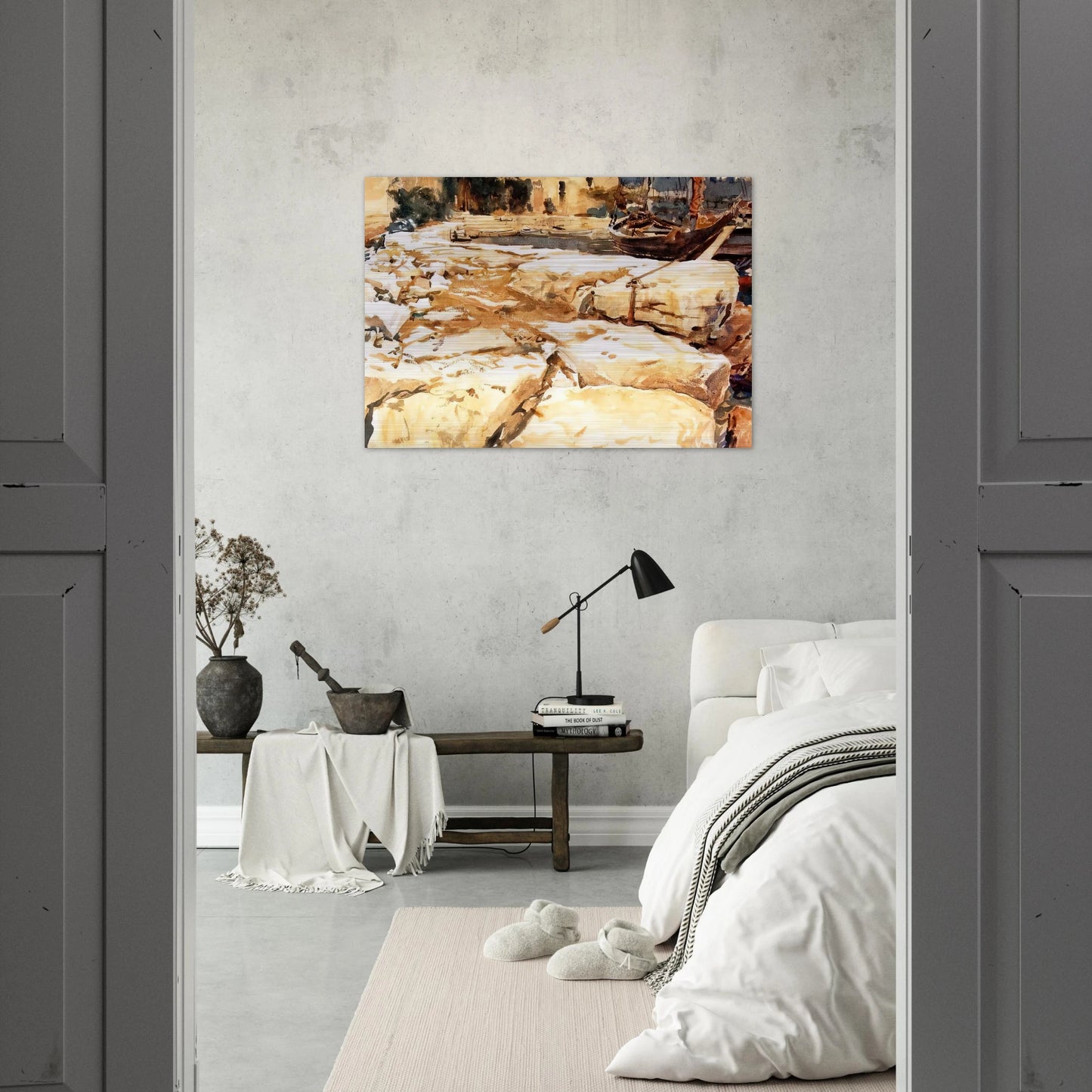 San Vigilio - John Singer Sargent Brushed Aluminum Print - 70x100 cm / 28x40 inches | John Singer Sargent Aluminum Print | John Singer Sargent Prints