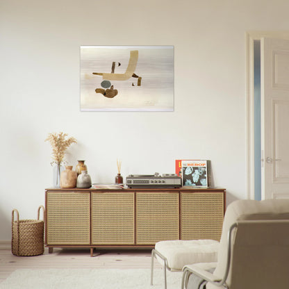 29.5.64 - 1964 - Julius Bissier Brushed Aluminum Print - 70x100 cm / 28x40 inches | Julius Bissier Aluminum Print | Julius Bissier Prints