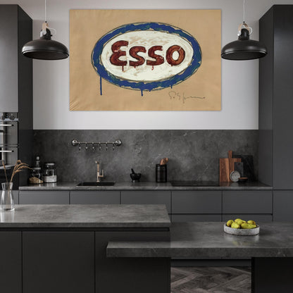Esso - Pop Art - Mario Schifano Art Prints - 100x150 cm / 40x60″ inches | Mario Schifano Poster | Mario Schifano Prints