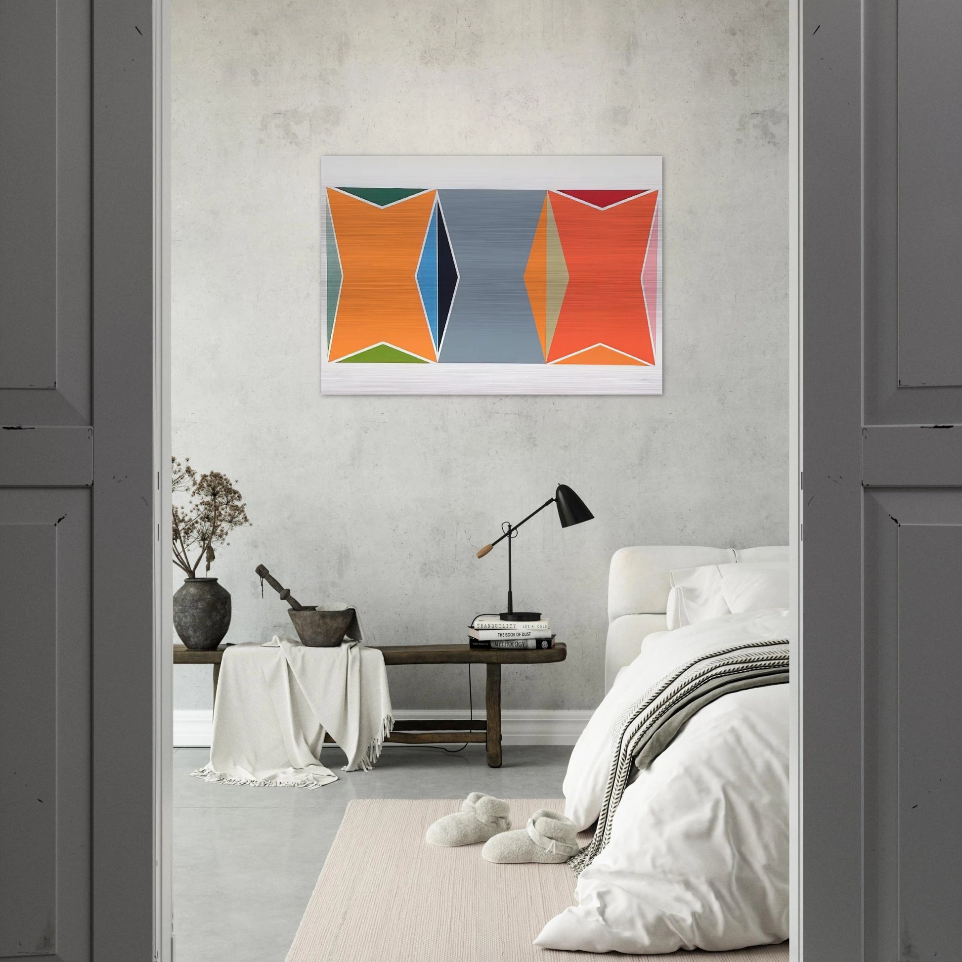 Untitled 1 - 1979 - Larry Zox Brushed Aluminum Print - 70x100 cm / 28x40 inches | Larry Zox Aluminum Print | Larry Zox Prints