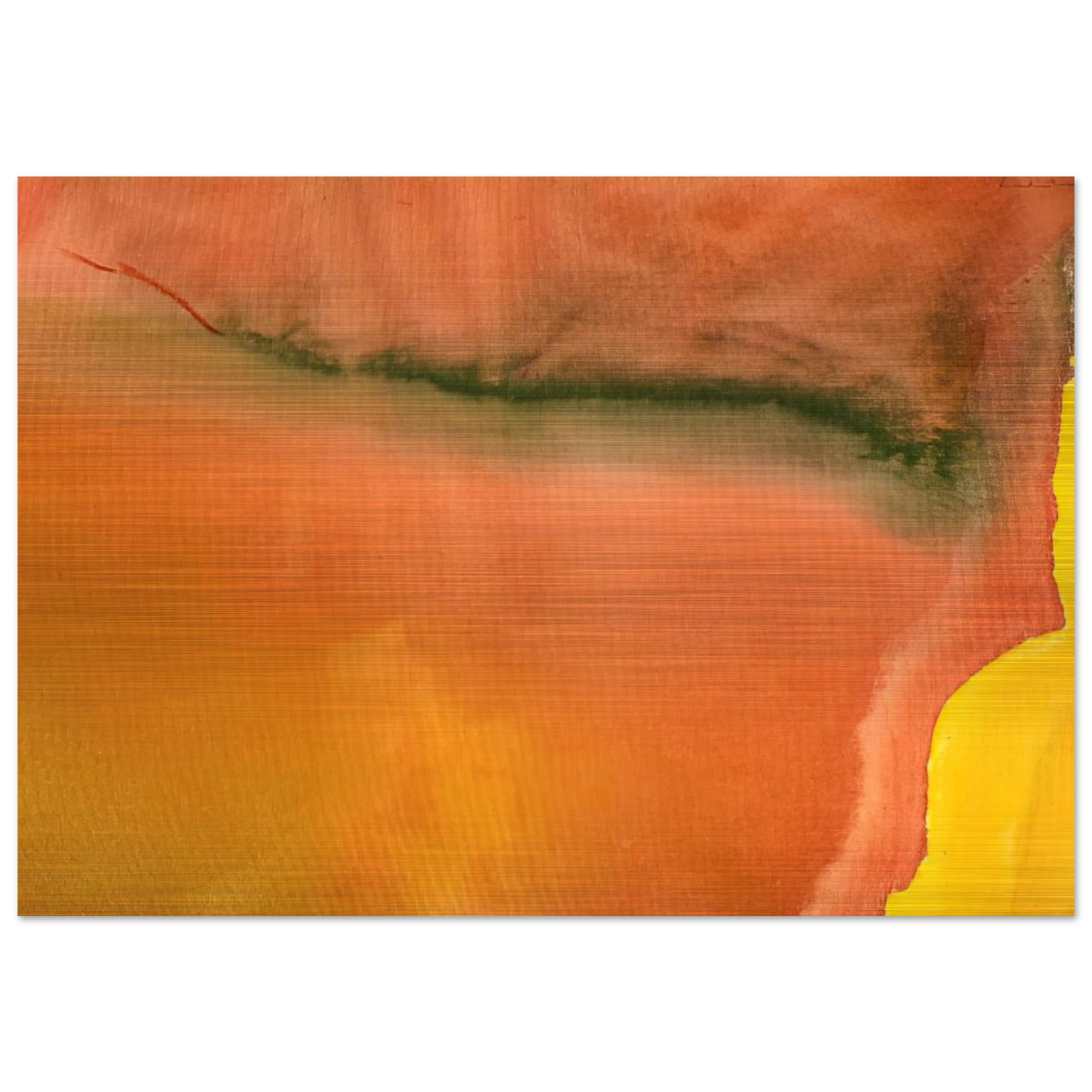 Untitled - 1973 - Helen Frankenthaler Brushed Aluminum Print - 70x100 cm / 28x40 inches | Helen Frankenthaler Aluminum Print | Helen Frankenthaler Prints