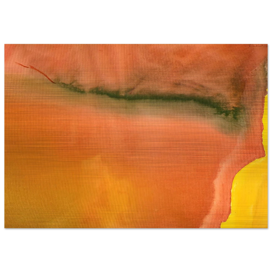 Untitled - 1973 - Helen Frankenthaler Brushed Aluminum Print - 70x100 cm / 28x40 inches | Helen Frankenthaler Aluminum Print | Helen Frankenthaler Prints