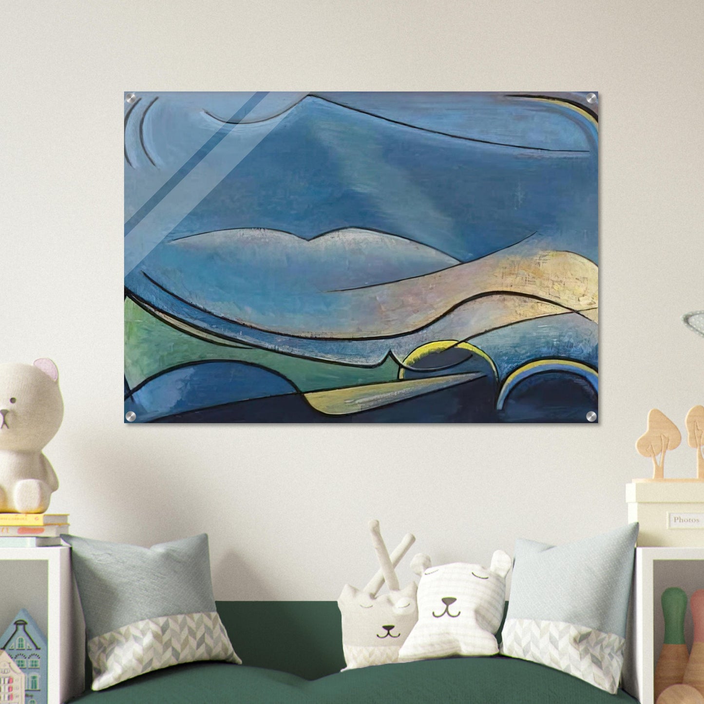 The Spirit of Remote Hills - 1958 - Lawren Harris Acrylic Print - 70x100 cm / 28x40″ inches