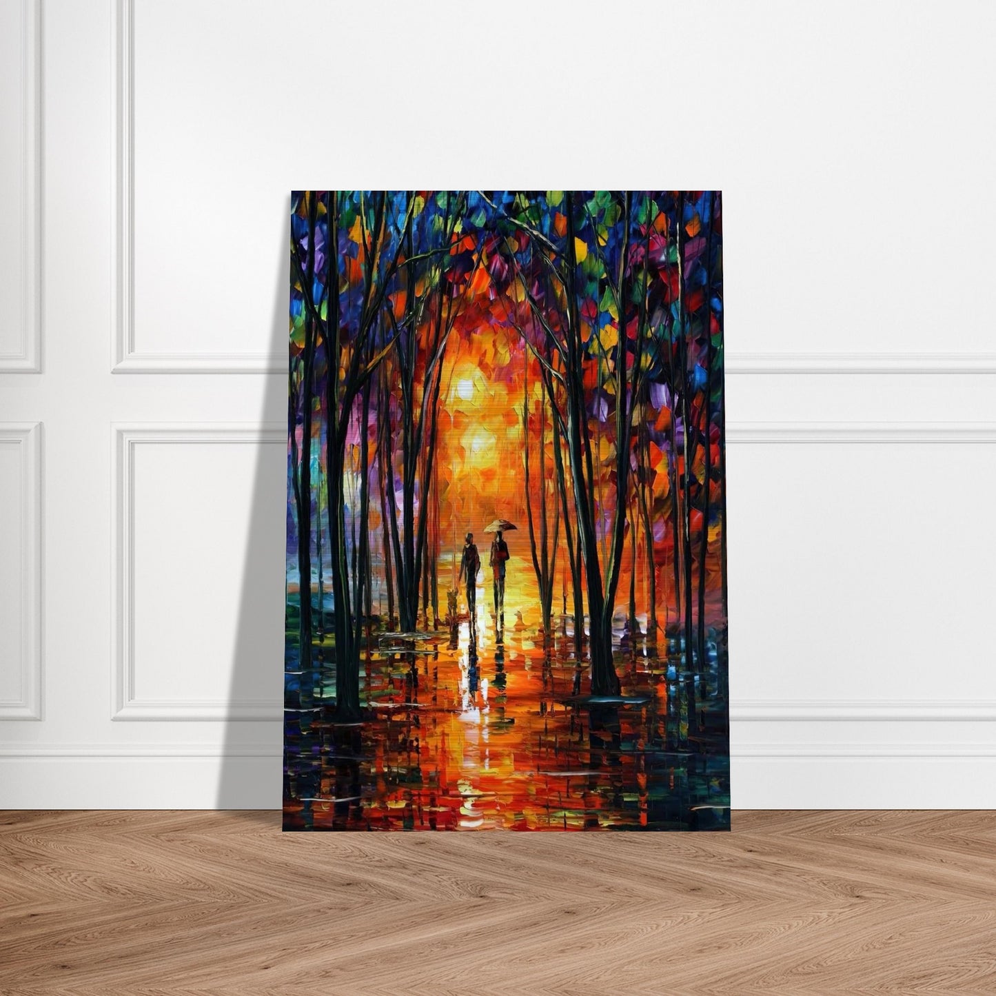 Leonid Afremov - Leonid Afremov Brushed Aluminum Print - 70x100 cm / 28x40 inches | Leonid Afremov Aluminum Print | Leonid Afremov Prints