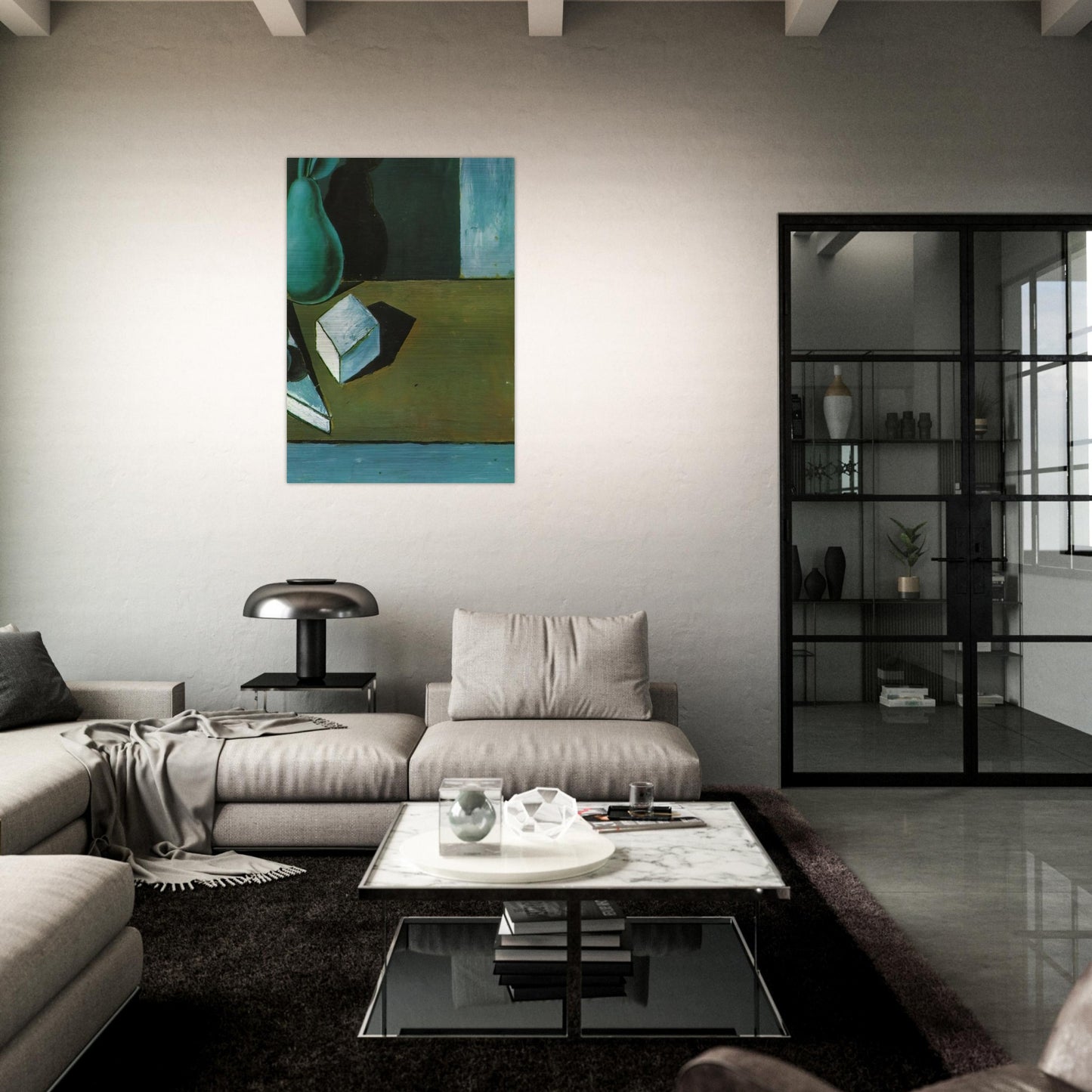 STILL LIFE 5 - Salvador Dali Brushed Aluminum Print - 70x100 cm / 28x40 inches | Salvador Dali Aluminum Print | Salvador Dali Prints