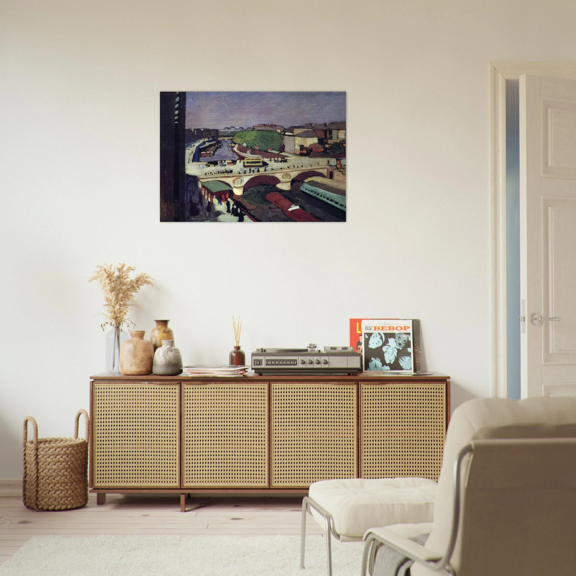 THE PONT SAINT MICHEL 1900 - Henri Matisse Brushed Aluminum Print - 70x100 cm / 28x40 inches | Henri Matisse Aluminum Print | Henri Matisse Prints
