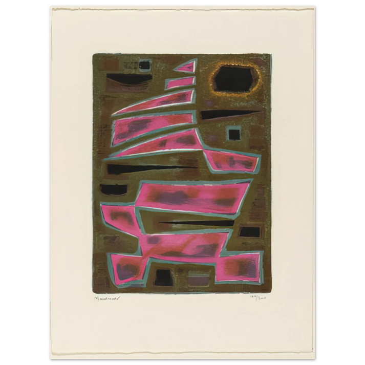 Alfred Manessier - Twilight - 1950  75x100 cm / 30x40inches Fine Art Poster