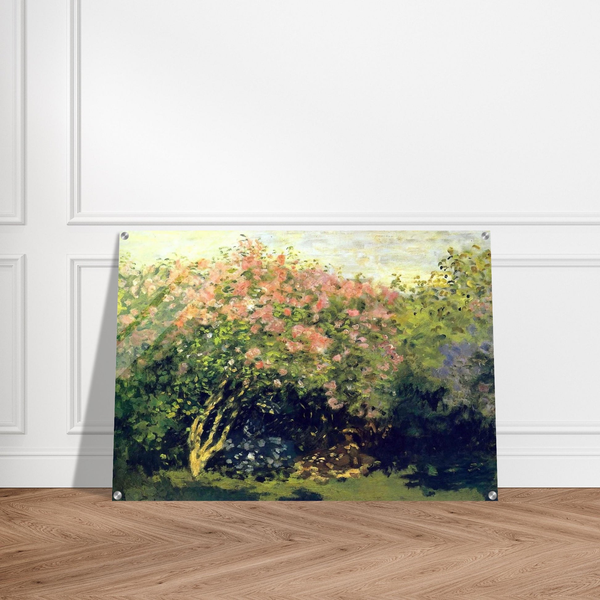 Lilacs in the Sun - claude monet Acrylic Print - 70x100 cm / 28x40″ inches