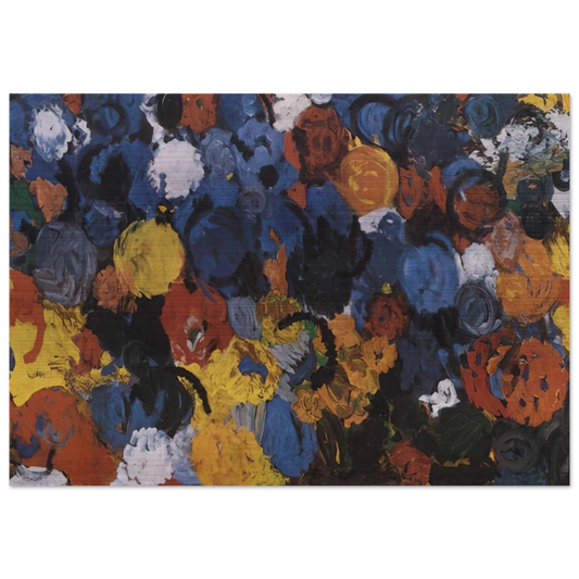 Blue Flood - 1960 - Ernst Wilhelm Nay Brushed Aluminum Print - 70x100 cm / 28x40 inches | Ernst Wilhelm Nay Aluminum Print | Ernst Wilhelm Nay Prints