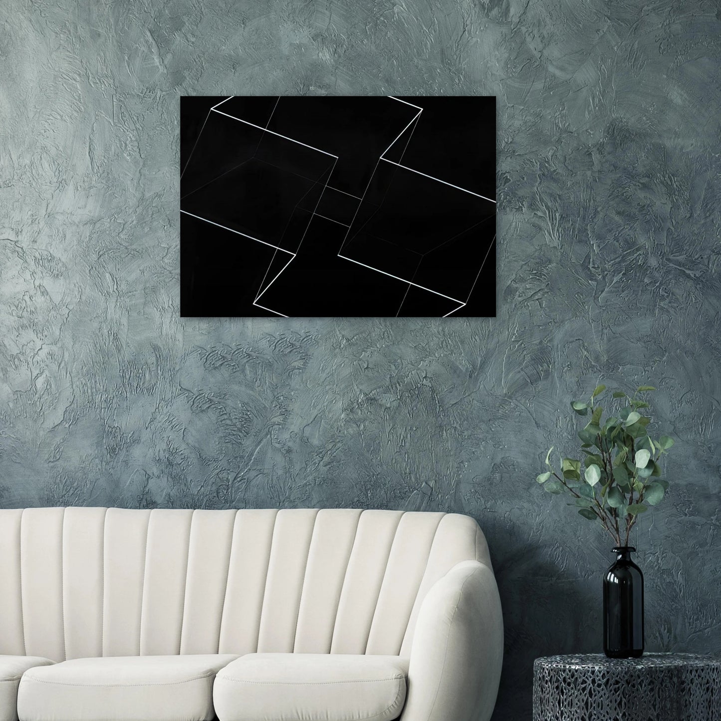STRUCTURAL CONSTELLATION ALPHA 1954 - Josef Albers Brushed Aluminum Print - 70x100 cm / 28x40 inches | Josef Albers Aluminum Print | Josef Albers Prints