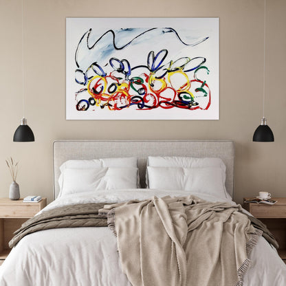 Acerbo - 1983 - Mario Schifano Art Prints - 100x150 cm / 40x60″ inches | Mario Schifano Poster | Mario Schifano Prints