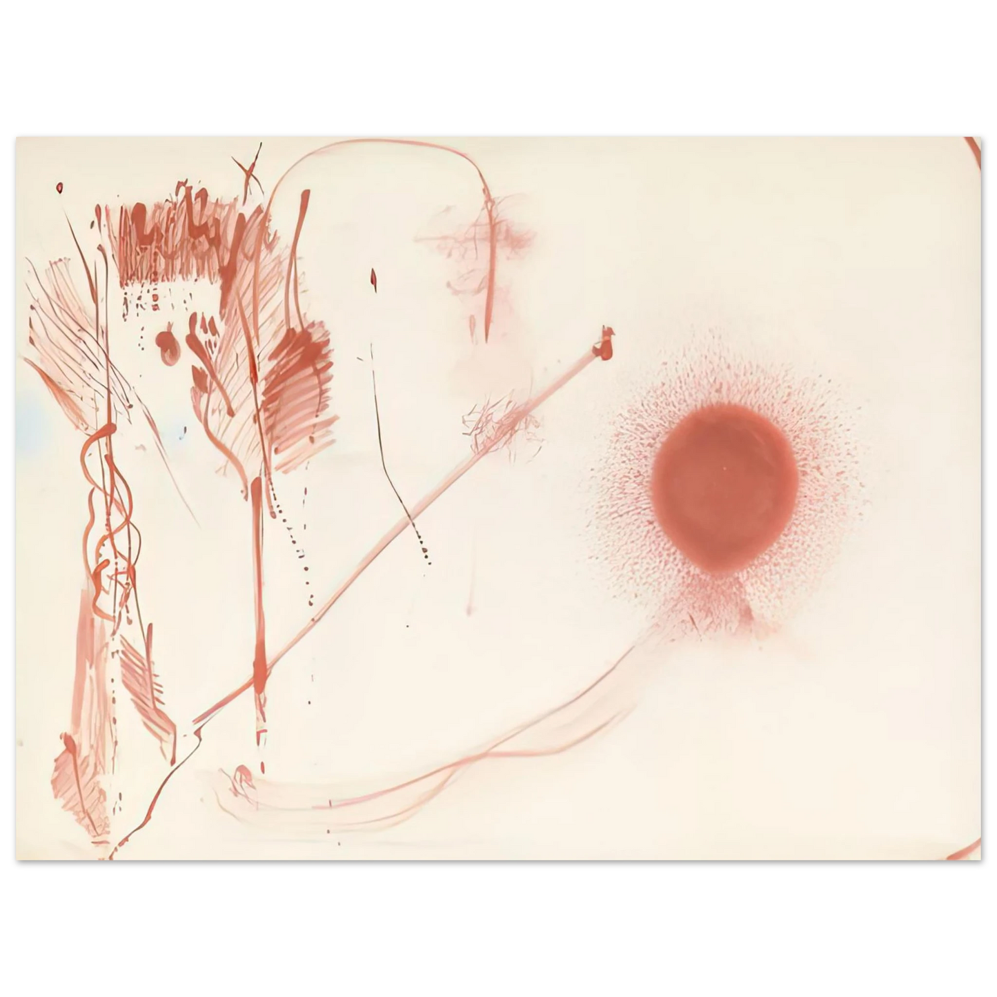 Helen Frankenthaler - Towards a New Climate, 1957- Wall Art - 30x40 cm / 12x16 inches - Premium Wooden Framed Poster With Fine Art Paper-canvas - Wood frame