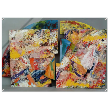 Pearlie - Sam Gilliam Acrylic Print - 70x100 cm / 28x40″ inches | Sam Gilliam Wall Art | Sam Gilliam Prints