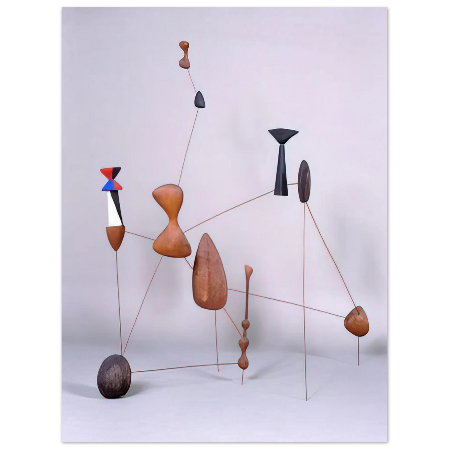 Alexander Calder - VERTICAL CONSTELLATION WITH BOMB 1943 Fine Art Poster