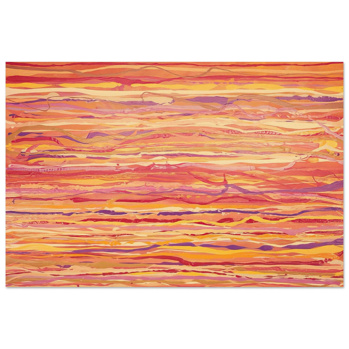 All Over Pour Painting - 1969 - Ronnie Landfield Art Prints - 100x150 cm / 40x60″ inches | Ronnie Landfield Poster | Ronnie Landfield Prints