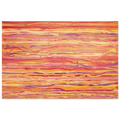 All Over Pour Painting - 1969 - Ronnie Landfield Art Prints - 100x150 cm / 40x60″ inches | Ronnie Landfield Poster | Ronnie Landfield Prints