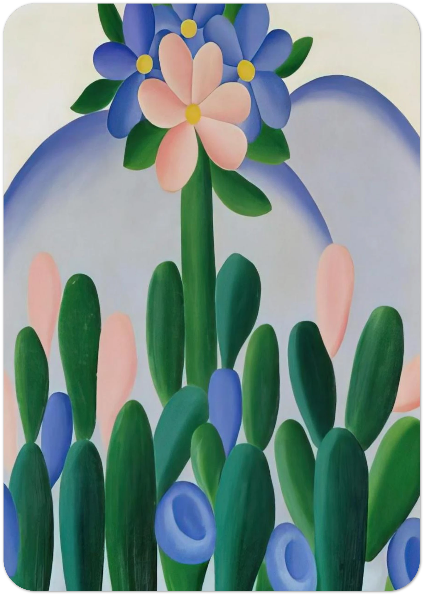Manacá By Tarsila do Amaral Pack of 10 Post Cards | Tarsila do Amaral Post Cards | A6 (10.5 x 14.8 cm) - 4.1 x 5.8 inches