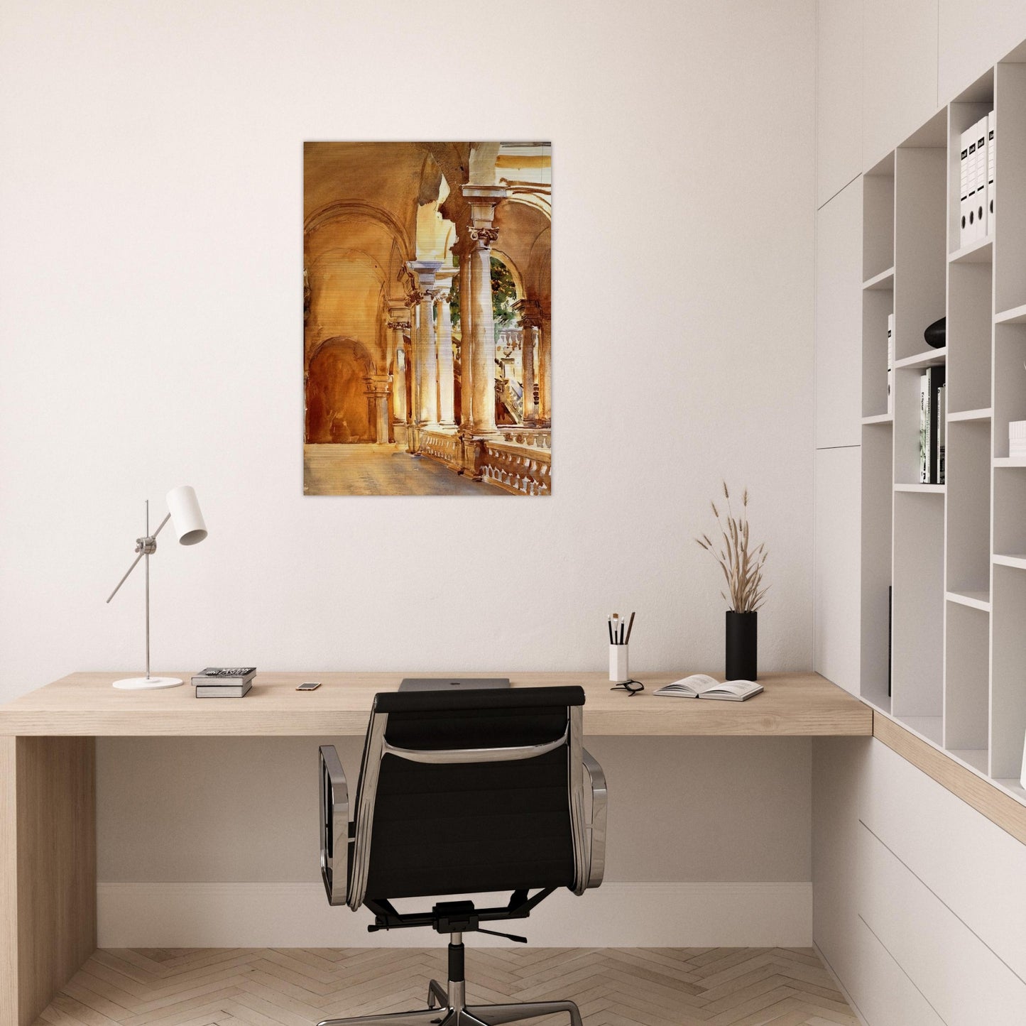 Genoa, the University - John Singer Sargent Brushed Aluminum Print - 70x100 cm / 28x40 inches | John Singer Sargent Aluminum Print | John Singer Sargent Prints