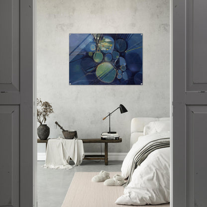 Green Abstract - 1966 - Gebre Kristos Desta Acrylic Print - 70x100 cm / 28x40″ inches