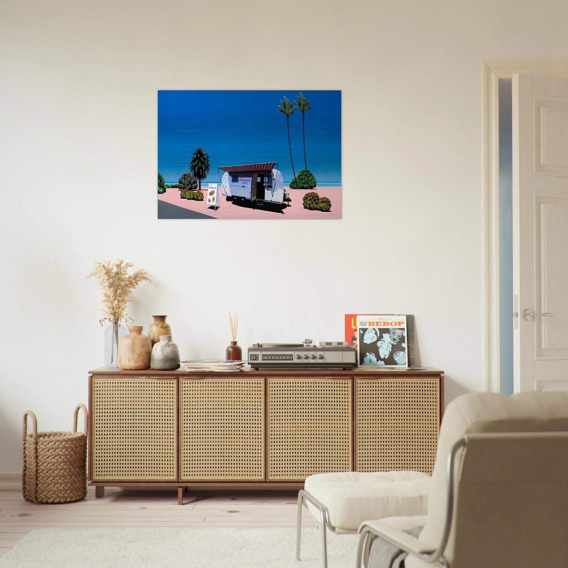 Lemson's Beams - Hiroshi Nagai Brushed Aluminum Print - 70x100 cm / 28x40 inches | Hiroshi Nagai Aluminum Print | Hiroshi Nagai Prints