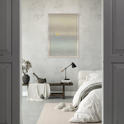 Spazio Luce - 1960 - Antonio Calderara Brushed Aluminum Print - 70x100 cm / 28x40 inches | Antonio Calderara Aluminum Print | Antonio Calderara Prints