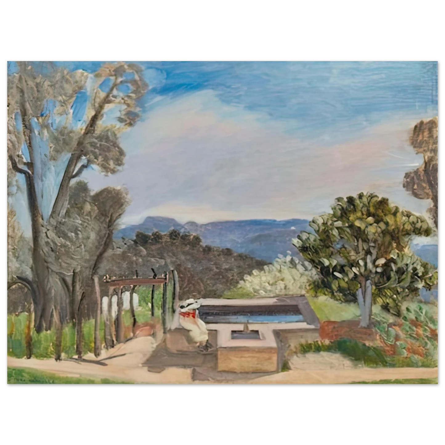 Henri Matisse - LE VIVIER PAYSAGE DE PROVENCE 1923  75x100 cm / 30x40inches Fine Art Poster