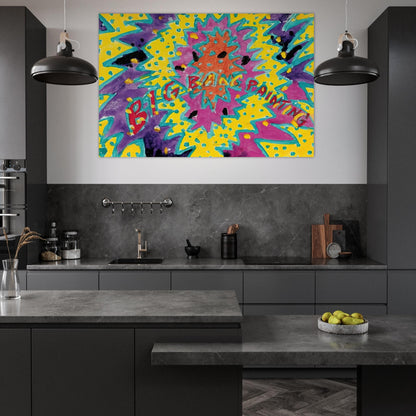 Big Bang Painting - 1988 - Paul Thek Art Prints - 100x150 cm / 40x60″ inches | Paul Thek Poster | Paul Thek Prints