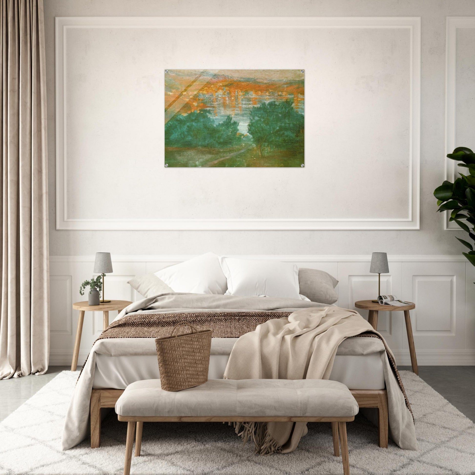 LANDSCAPE CADAQUES - Salvador Dali Acrylic Print - 70x100 cm / 28x40″ inches