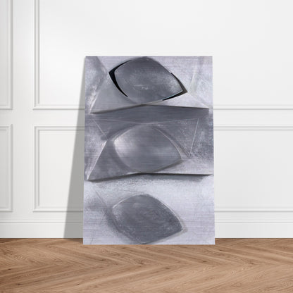 Composition-Relief - Concretism - Gyula Kosice Brushed Aluminum Print - 70x100 cm / 28x40 inches | Gyula Kosice Aluminum Print | Gyula Kosice Prints