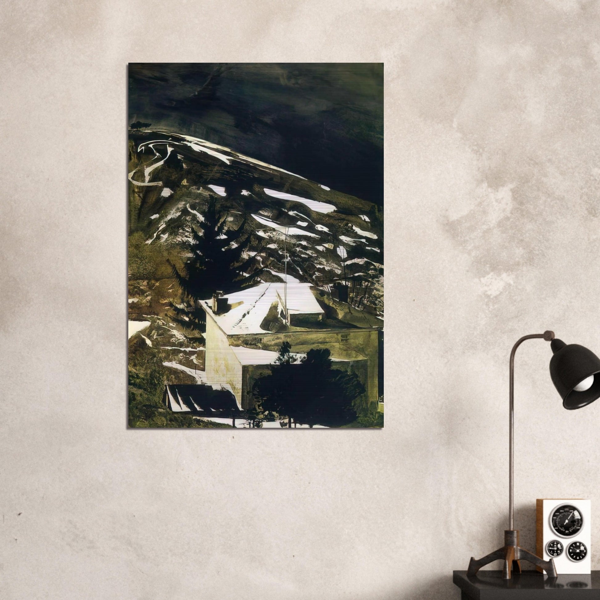 WOLF MOON 1975 - Andrew Wyeth Brushed Aluminum Print - 70x100 cm / 28x40 inches | Andrew Wyeth Aluminum Print | Andrew Wyeth Prints