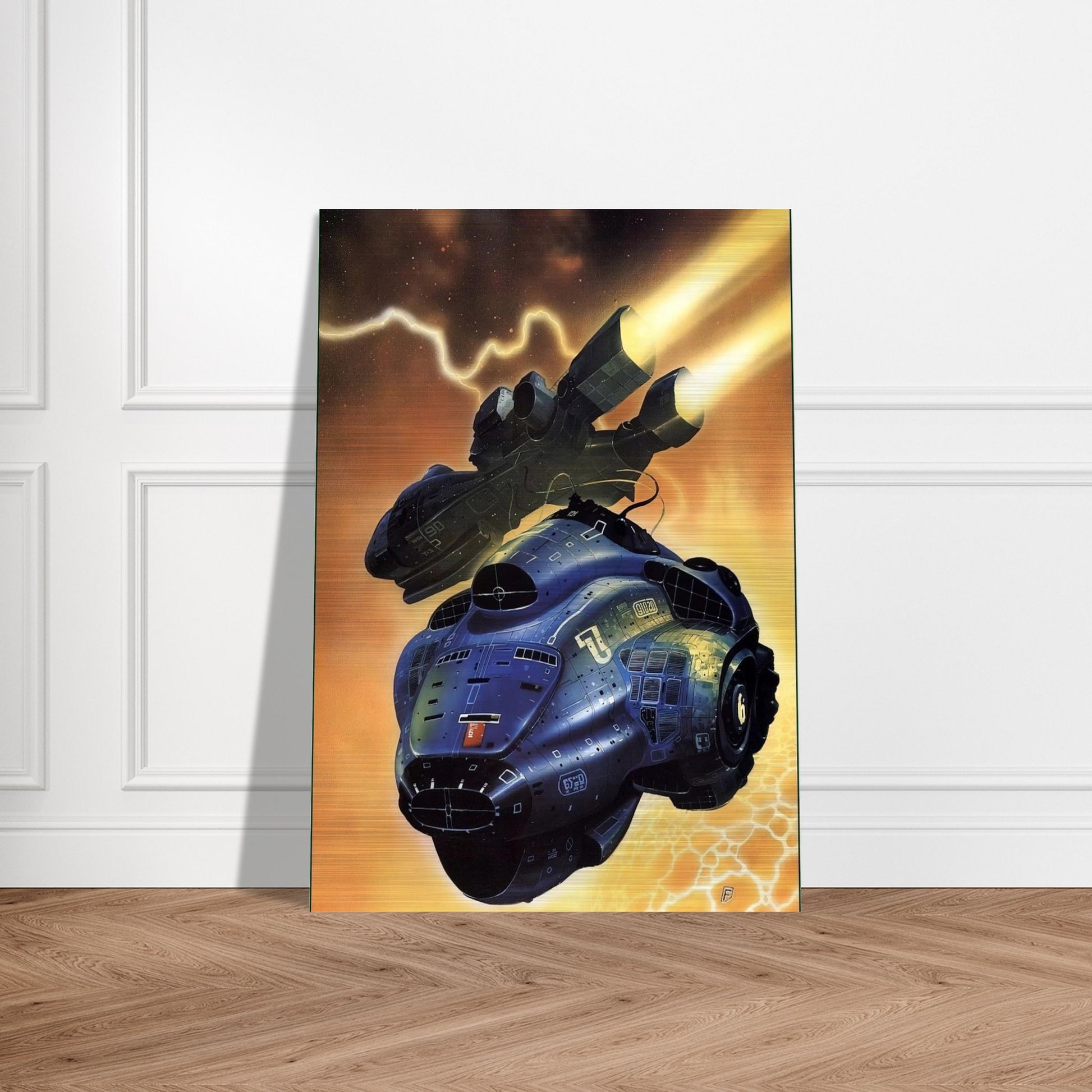 Chris Foss - Chris Foss Brushed Aluminum Print - 70x100 cm / 28x40 inches | Chris Foss Aluminum Print | Chris Foss Prints