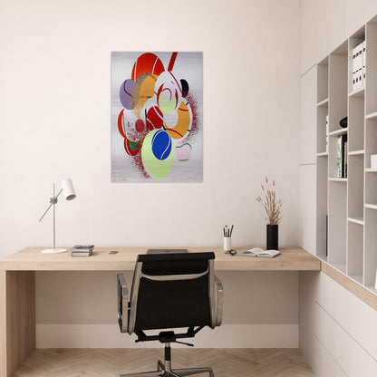 Balls - James Rosenquist Brushed Aluminum Print - 70x100 cm / 28x40 inches | James Rosenquist Aluminum Print | James Rosenquist Prints