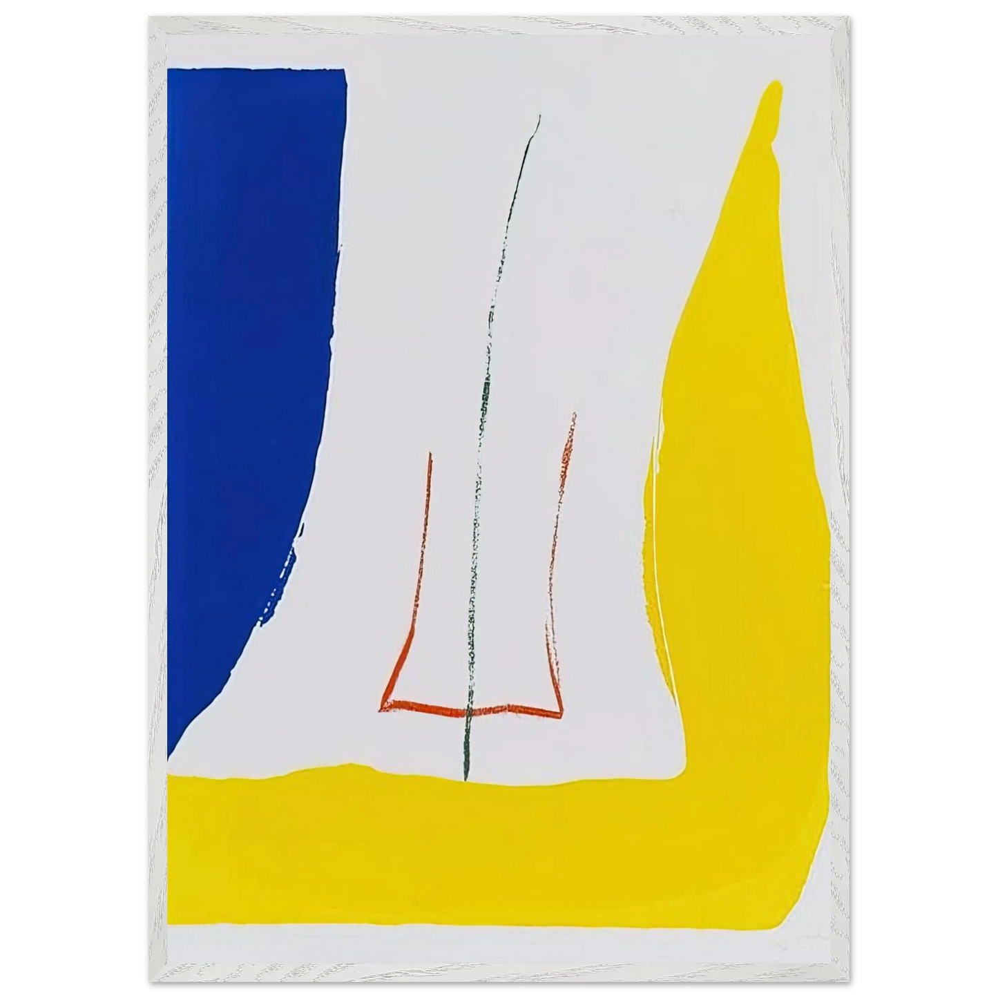 Helen Frankenthaler - Sun Corner - 1968 Wall art - 50x70 cm / 20x28 inches - Fine Art Poster-canvas - -