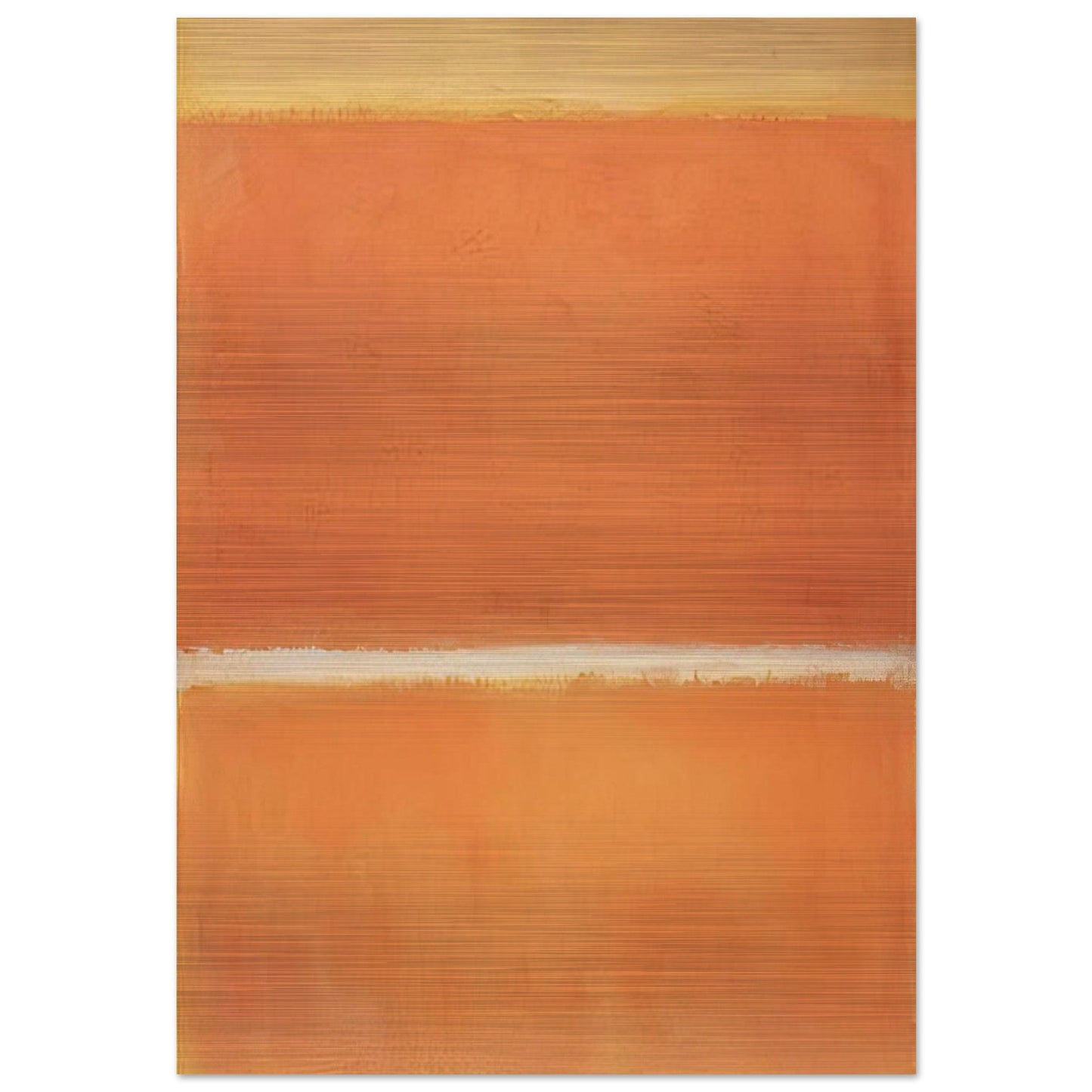 No.11 - 1963 - Mark Rothko Brushed Aluminum Print - 70x100 cm / 28x40 inches | Mark Rothko Aluminum Print | Mark Rothko Prints