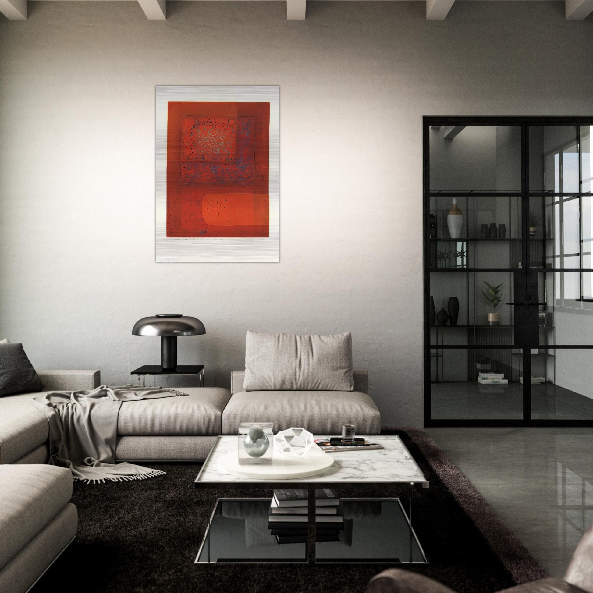 Nontitle 2 - 1974 - Hiroyuki Tajima Brushed Aluminum Print - 70x100 cm / 28x40 inches | Hiroyuki Tajima Aluminum Print | Hiroyuki Tajima Prints