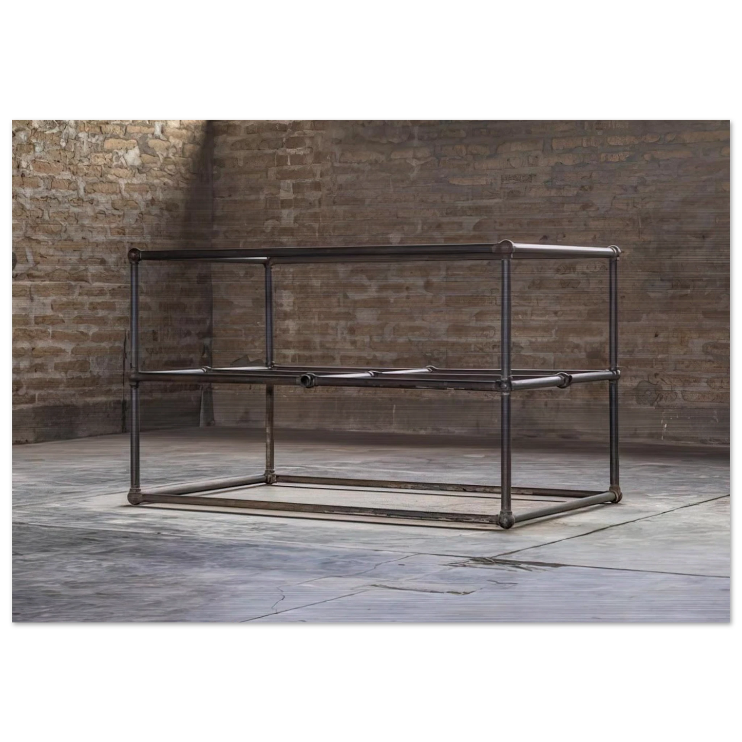 To Dave Shackman - 1964 - Donald Judd Brushed Aluminum Print - 70x100 cm / 28x40 inches | Donald Judd Aluminum Print | Donald Judd Prints