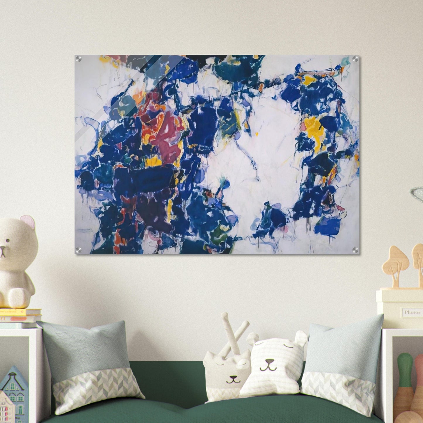 Around the Blues - Sam Francis Acrylic Print - 70x100 cm / 28x40″ inches