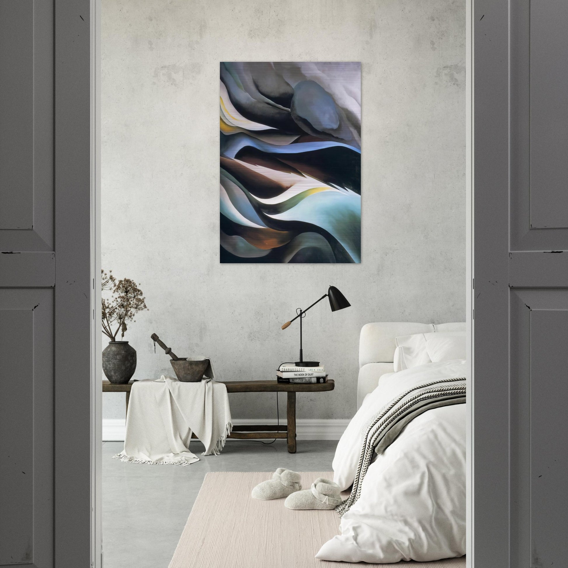 From the Lake - Georgia O'Keeffe Brushed Aluminum Print - 70x100 cm / 28x40 inches | Georgia O'Keeffe Aluminum Print | Georgia O'Keeffe Prints