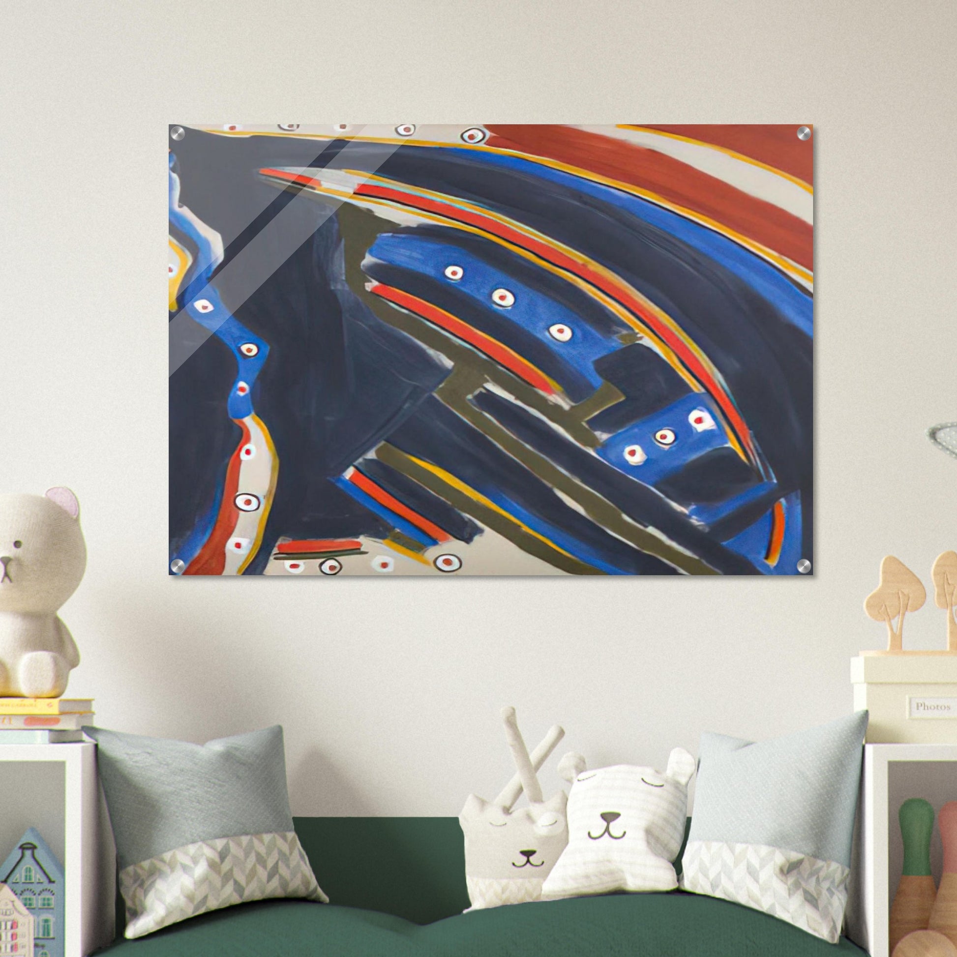 Gold Stopple Moonshot - 1972 - Betty Parsons Acrylic Print - 70x100 cm / 28x40″ inches